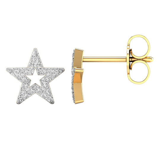 Diamond Star Earrings