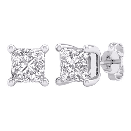 Diamond Square Earrings