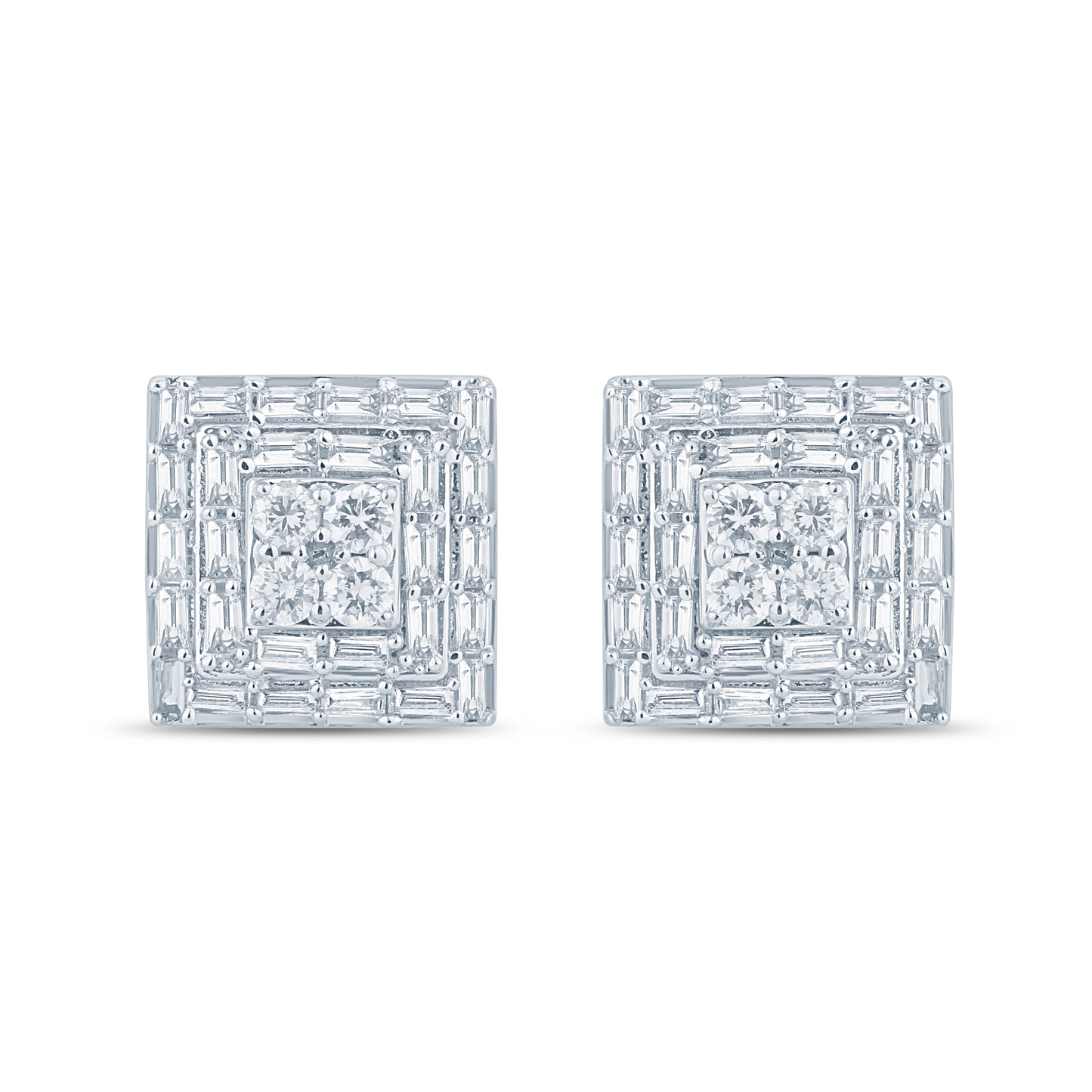 Diamond Square Earrings