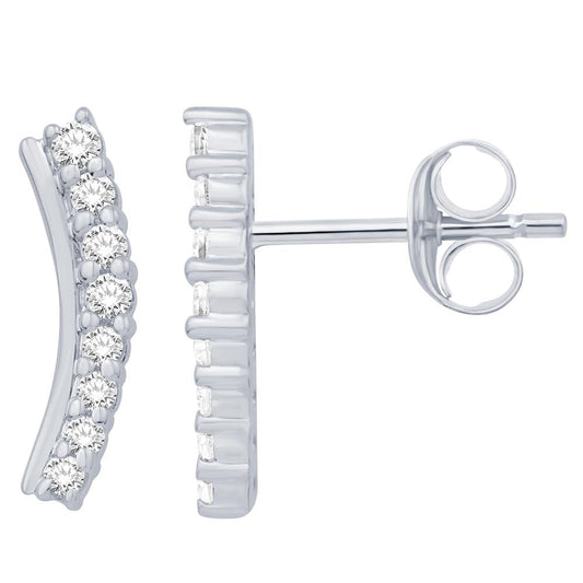 Diamond Teardrop Earrings
