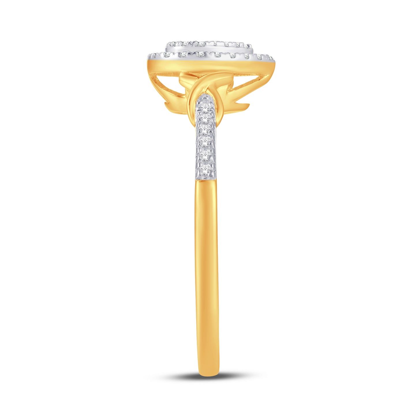 Diamond Pear Ladies Ring