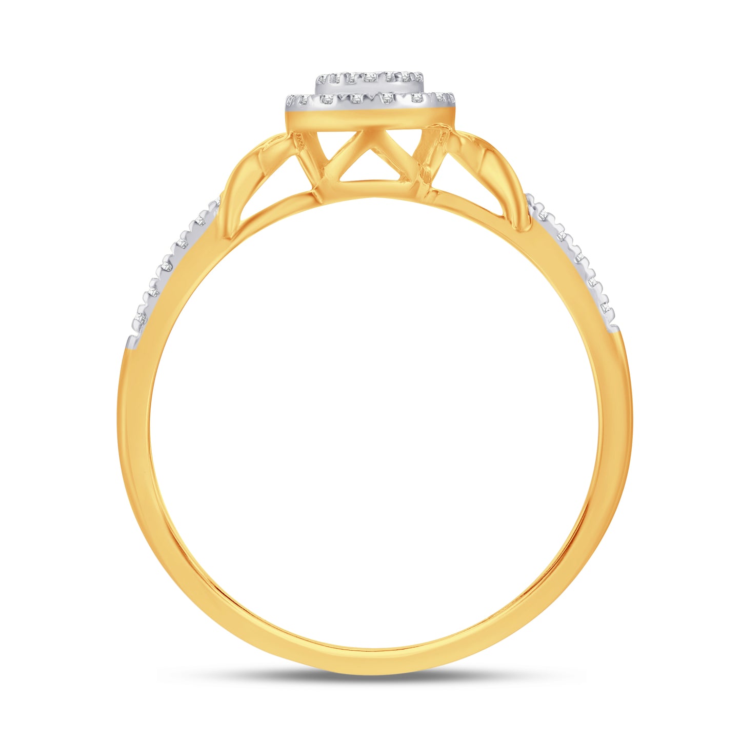 Diamond Pear Ladies Ring