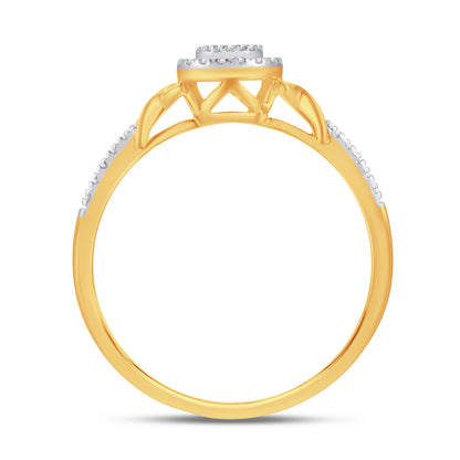Diamond Pear Ladies Ring