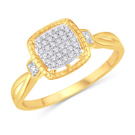 Diamond Cushion Ladies Ring