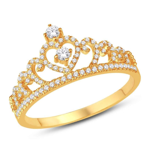 Diamond (0.03 CTR) Crown Ladies Ring