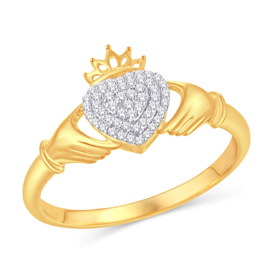 Diamond Heart Ladies Ring