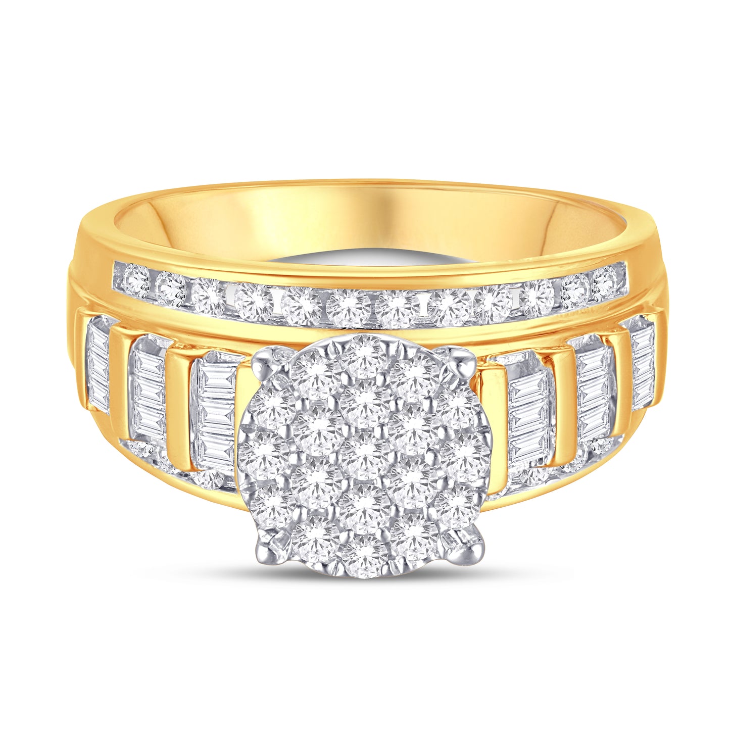 Diamond Round Ladies Ring