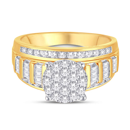 Diamond Round Ladies Ring