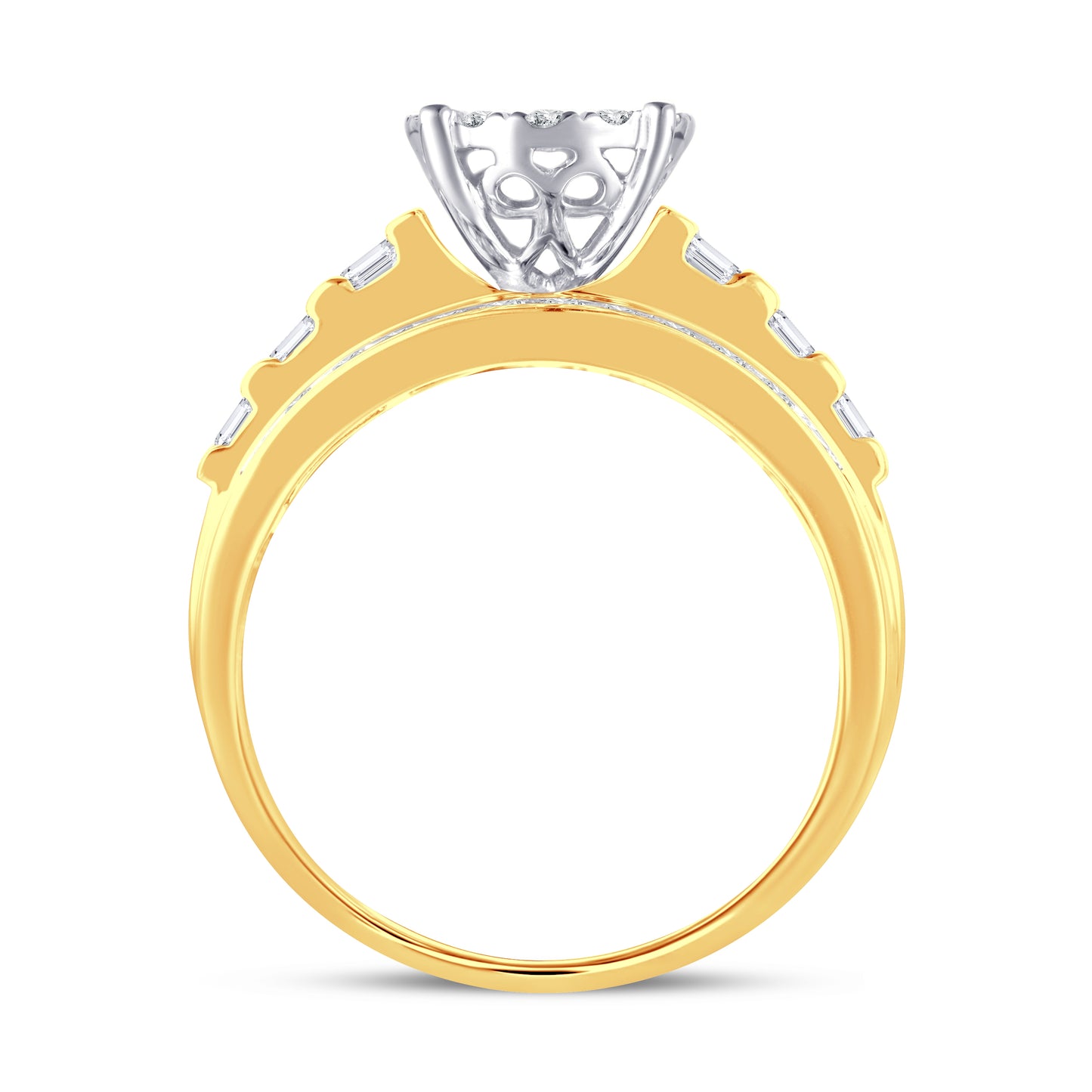 Diamond Round Ladies Ring