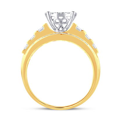 Diamond Round Ladies Ring