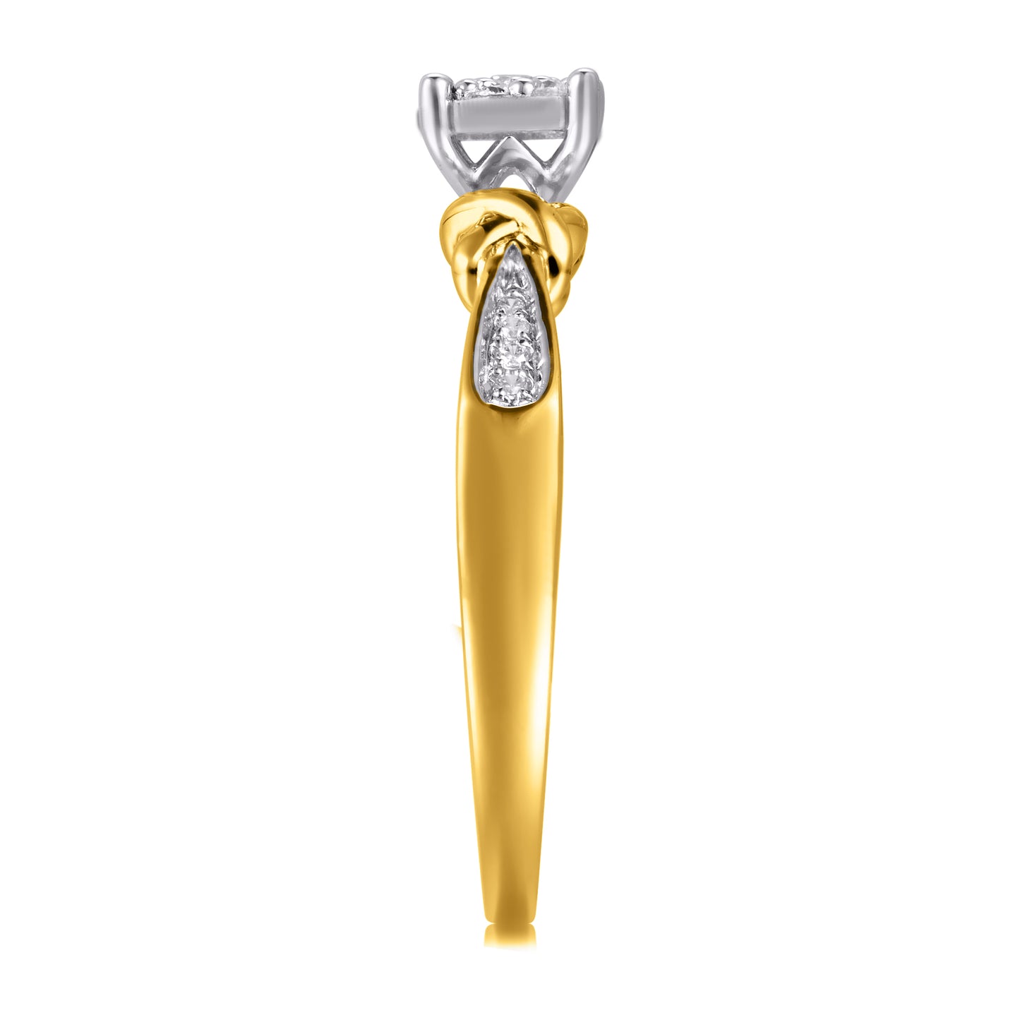 Diamond Round Ladies Ring