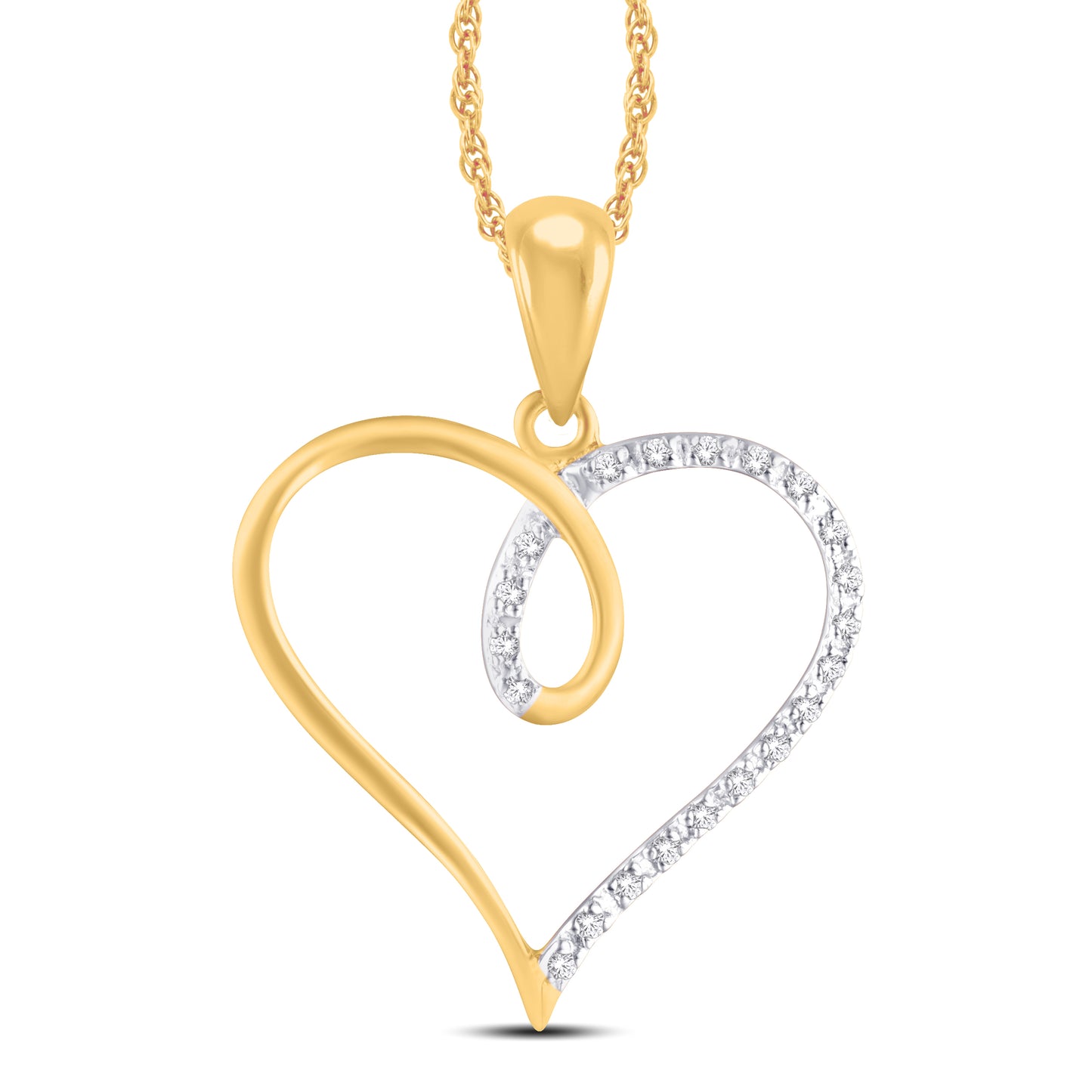 Diamond Heart Pendant