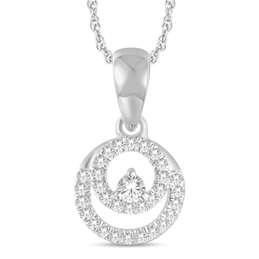 Diamond Round Pendant