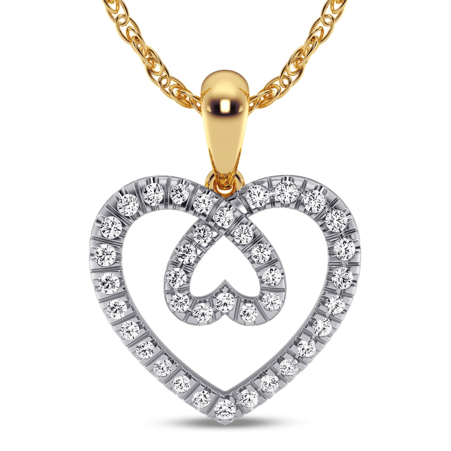 Diamond Heart Pendant