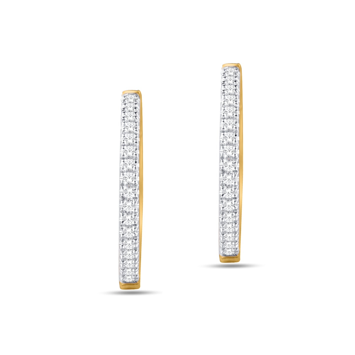 Diamond Classic Hoops