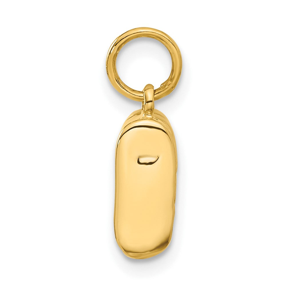 10k Single Baby Shoe Charm