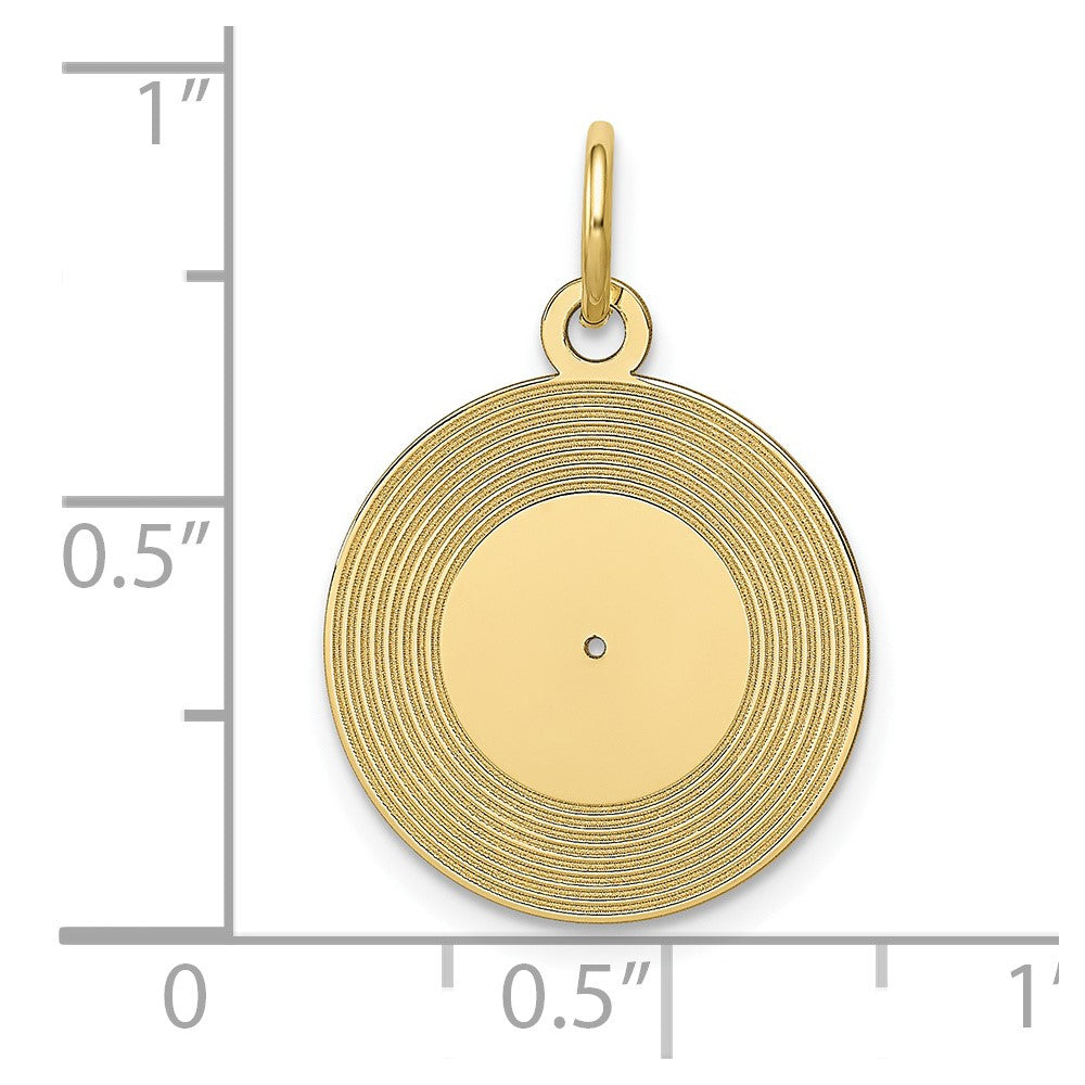 10k Record Album Charm