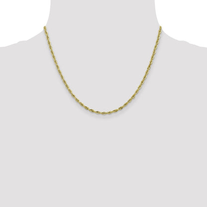 10k 2.8mm Semi-Solid Rope Chain