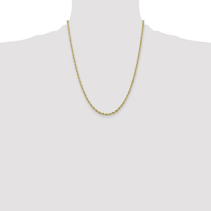 10k 2.8mm Semi-Solid Rope Chain