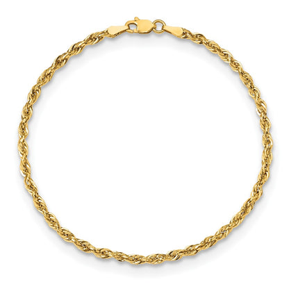 10k 2.8mm Semi-Solid Rope Chain