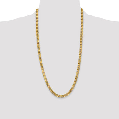 10k 6mm Semi-Solid Miami Cuban Chain