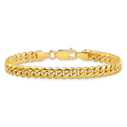 10k 6mm Semi-Solid Miami Cuban Chain