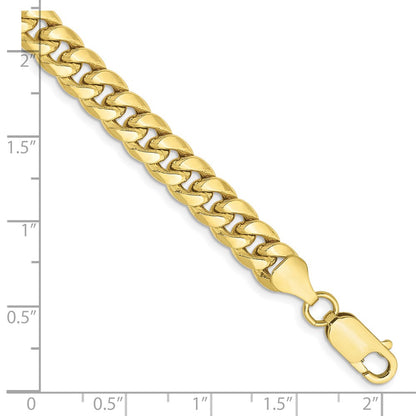 10k 6.75mm Semi-Solid Miami Cuban Chain