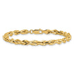 10k 4.25mm Semi-Solid Rope Chain
