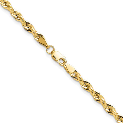10k 3.5mm Semi-Solid Rope Chain