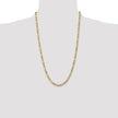 10k 5.35mm Semi-Solid Figaro Chain