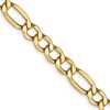 10k 5.35mm Semi-Solid Figaro Chain