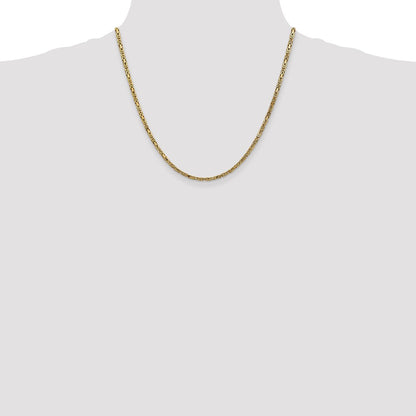 10K 2.5mm Byzantine Chain