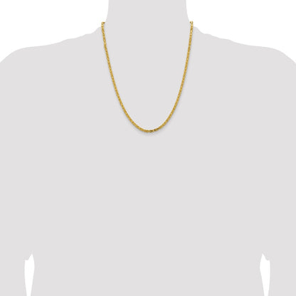 10K 3.25mm Byzantine Chain