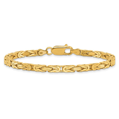 10K 3.25mm Byzantine Chain