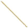 10k Solid Polished Fancy Bracelet