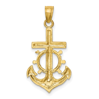 10k Mariners Crucifix Pendant