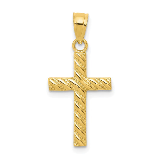 10k Cross Pendant