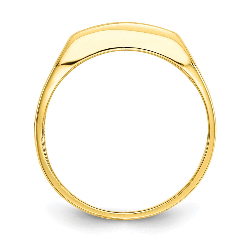 10k Polished 3-Stone CZ Size 3 Baby / Childs Channel Ring