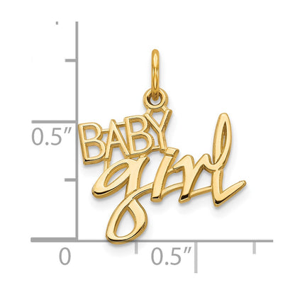 10k BABY GIRL Charm