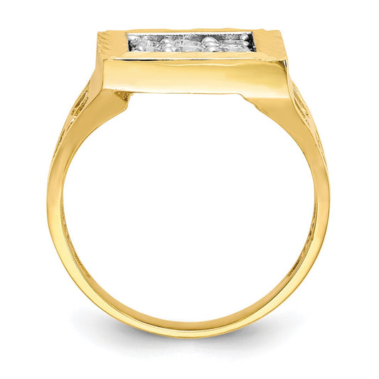 IB Goodman 10k Mens CZ Ring