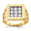IB Goodman 10k Mens CZ Ring
