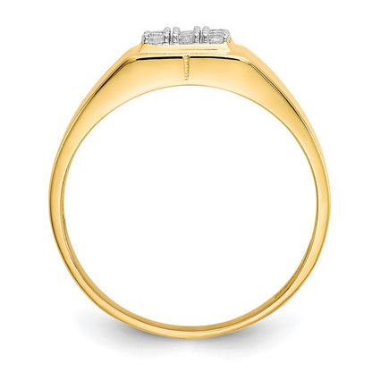 IB Goodman 10k Mens CZ Ring