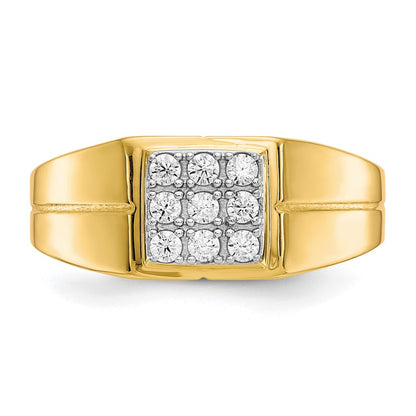 IB Goodman 10k Mens CZ Ring