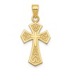 10k Reversible Cross Charm