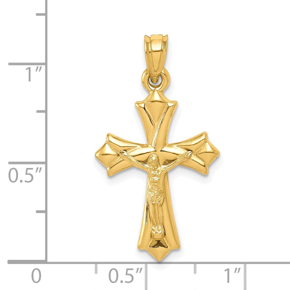 10k Reversible Crucifix /Cross Pendant