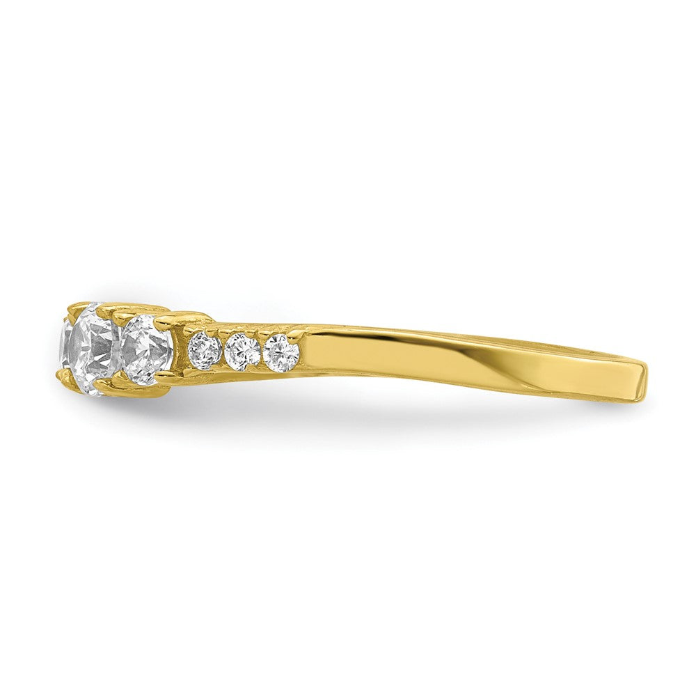 10K CZ Fancy Size 2.5 Baby / Childs Ring