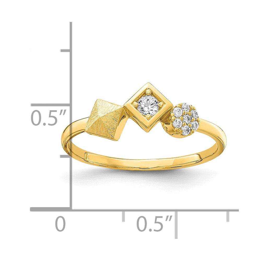 10K CZ Ring
