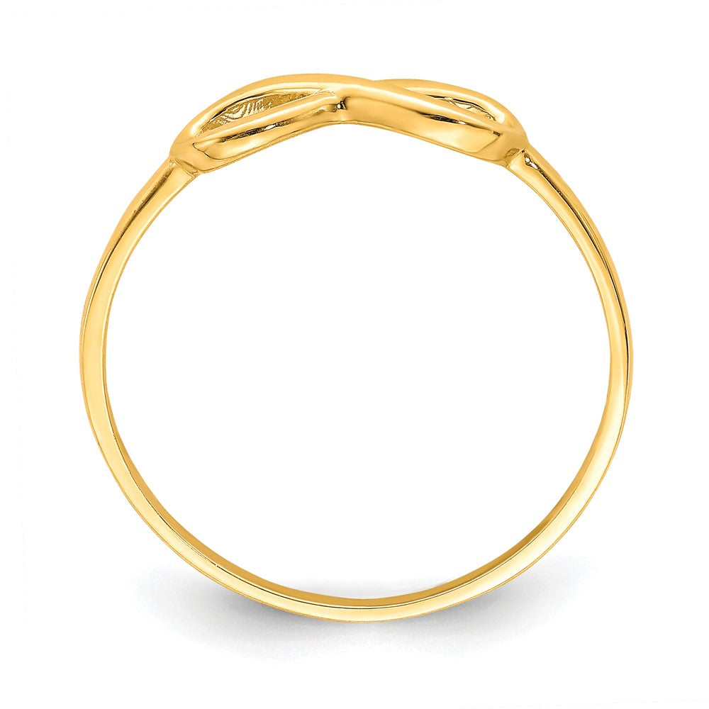 10K Polished Infinity Ring