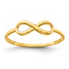 10K Polished Infinity Ring