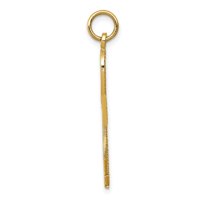 10k Ankh Cross Charm